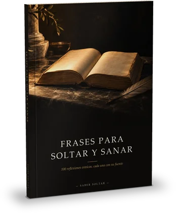 Portada del libro «Frases para soltar y sanar»